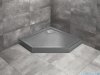 Radaway Doros Pt Compact Stone brodzik pięciokątny 100x100x11,5cm antracyt SDRPT1010-05-64S
